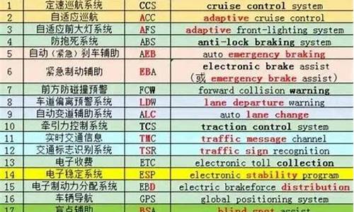 汽车电脑系统缩写,汽车电脑的缩写是