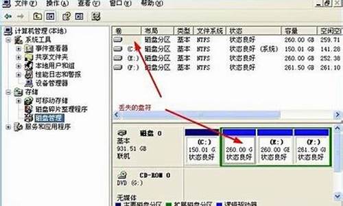 电脑显示磁盘故障-电脑系统故障磁盘消失