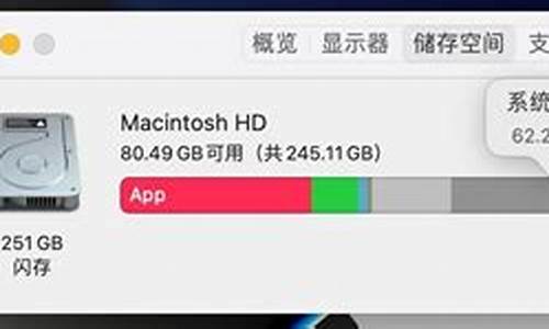 mac电脑系统占用存储空间大小-mac系统占用内存多大