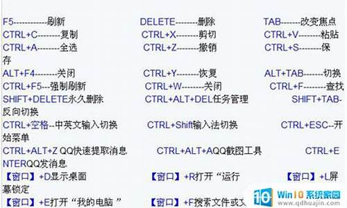 电脑系统选取快捷键-电脑选择快捷键大全